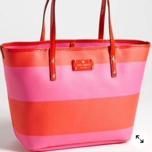 Kate Spade pink and orange tote!